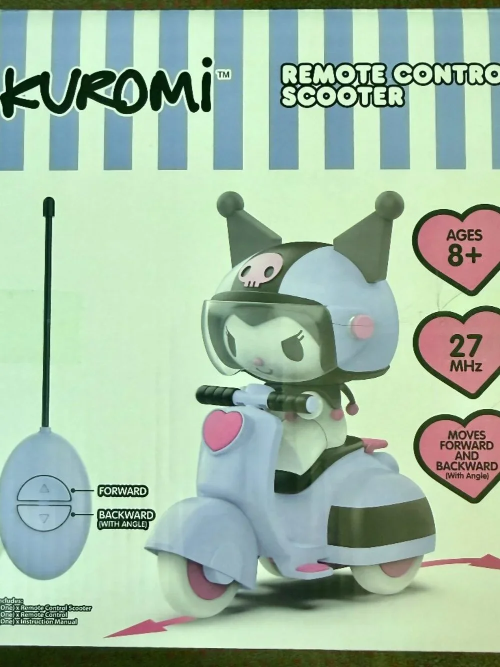 Kuromi Remote Control Scooter Sanrio Hello Kitty Friends RC Toy NEW Sealed Box